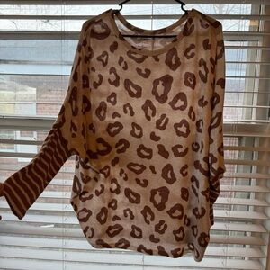 Leopard Print Women's Top